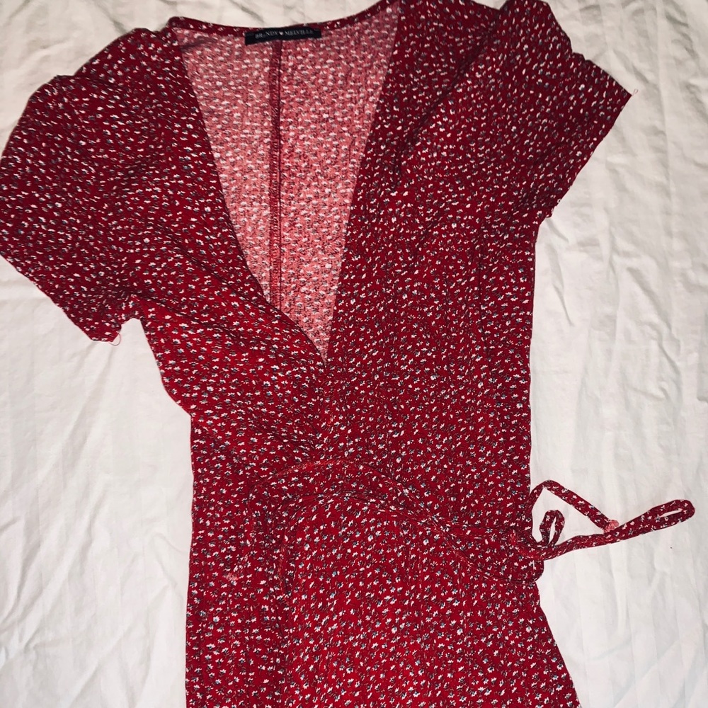 Brandy Melville Floral Wrap Dress